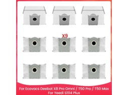 Saco Para Pó Ecovacs X8, Compatível Com T50, S14
