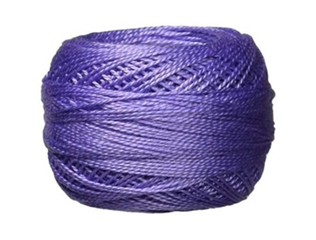 Fio De Bordar Dmc 116 8 340 Algodão Perlé Violeta Médio Tamanho 8
