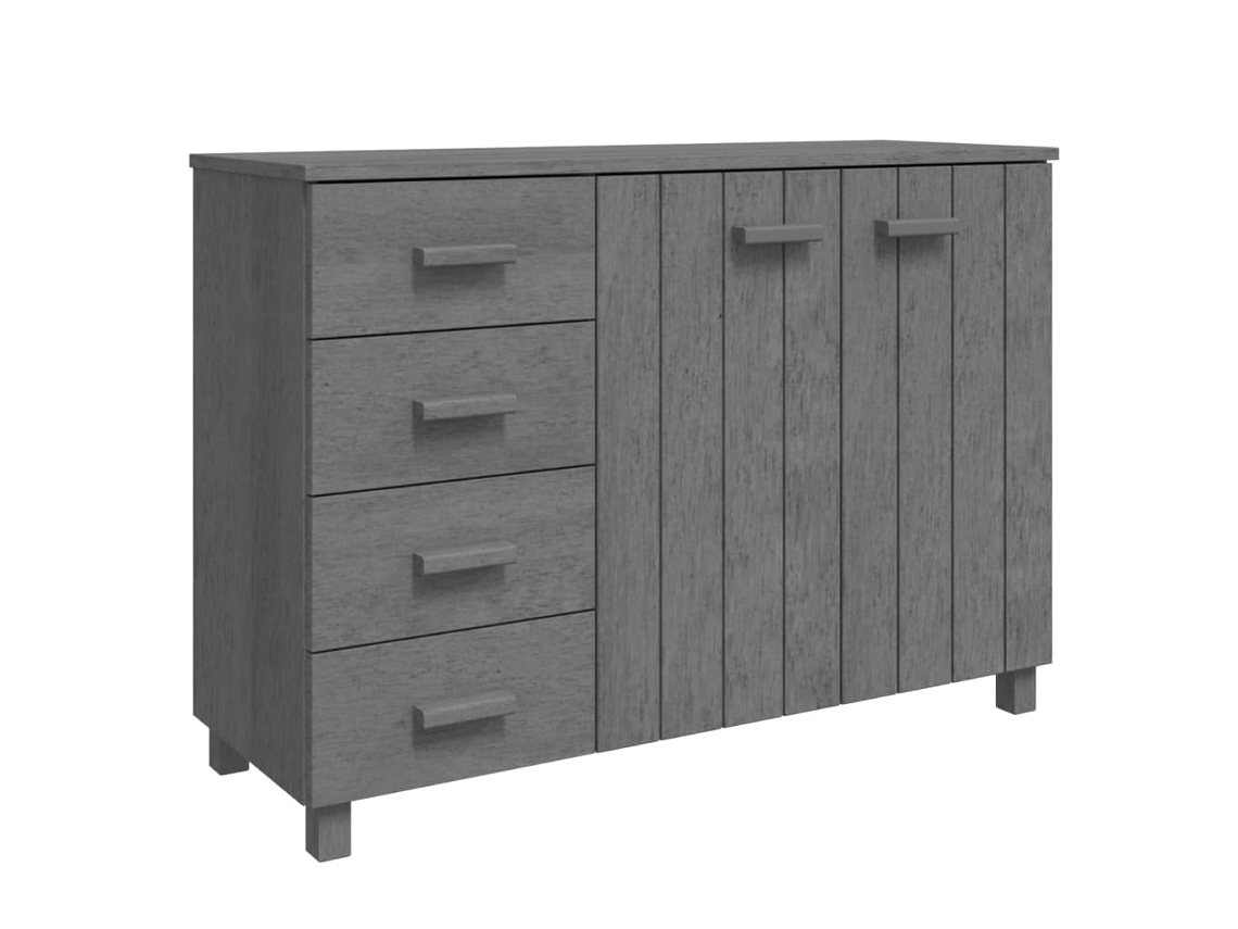 Sideboard, Sideboards Vidaxl Cinzeto Madeira De Pinho (n/a)
