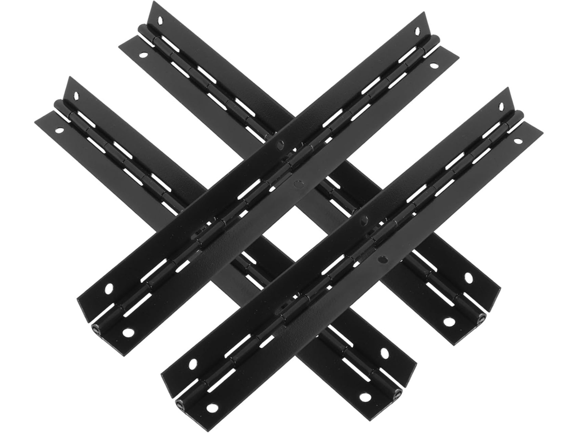 Conjunto De 4 Dobradiças Pequenas Ferro Para Caixas Joias, Compactas E Leves, Ideais Para Artesanato E Vitrines