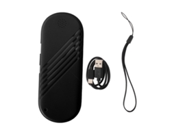 Fones Mali Bluetooth 5.2 Sem Fio, com Relógio, Cancelamento de Ruído, Enc, Portátil, Laranja