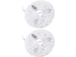 Ventilador De Teto 5,3 Polegadas, Placa Luz Led 15w, 3cct, Kit