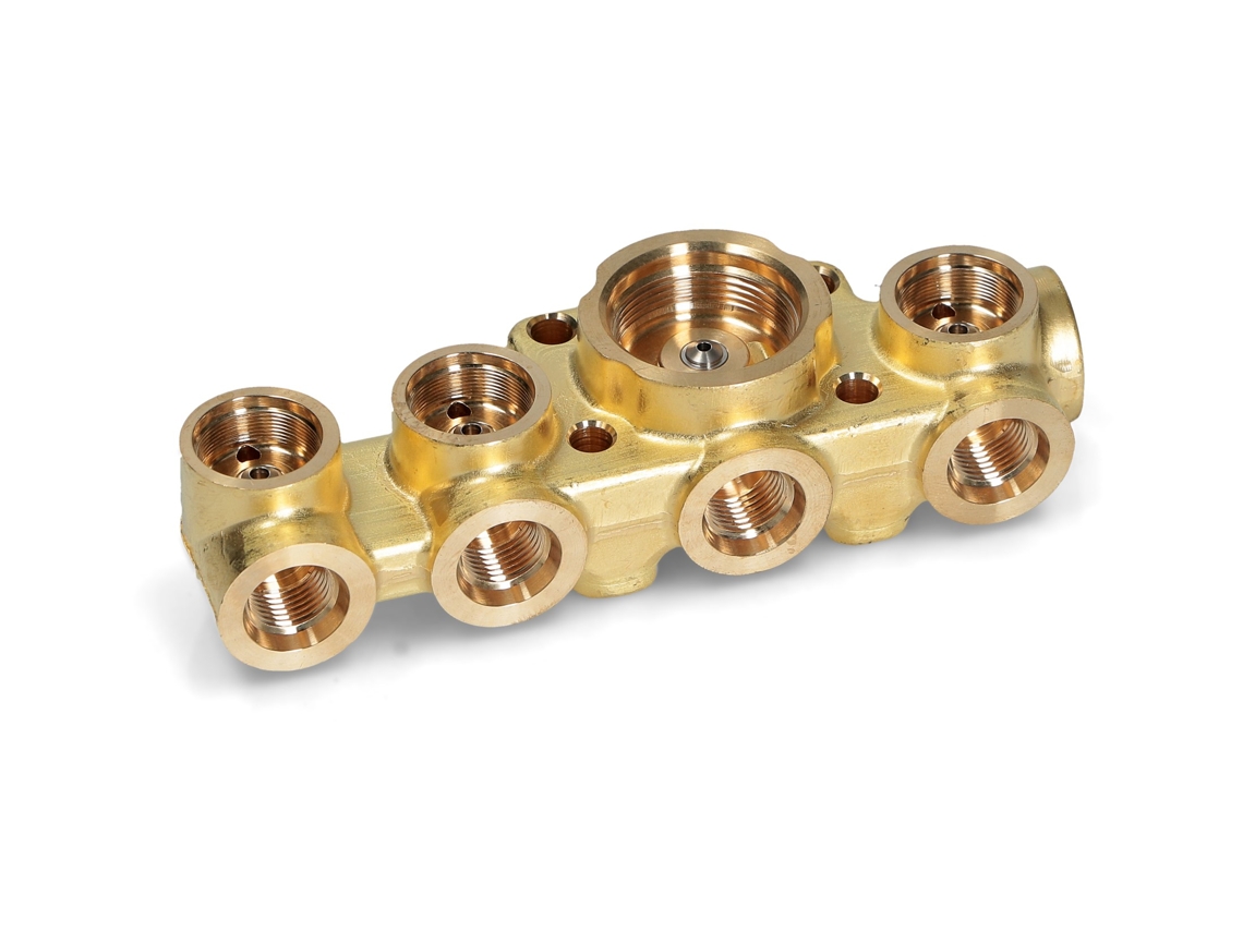 Válvula de Latão Fecho 4 Solenoide 2+2+3+2 para Máquina de Café Ven 260365 NECTA