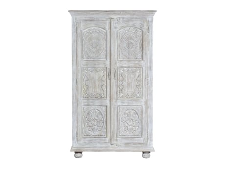 Armário Branca Envelhecida Metros GINER Y COLOMER Branco (200x114X60)