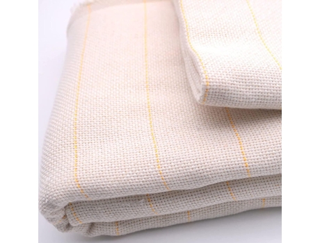 Tecido principal para tufagem, tecido chiffon, tecido monge para tufagem, costas de carpete com linhas amarelas marcadas, para uso com slowmoose