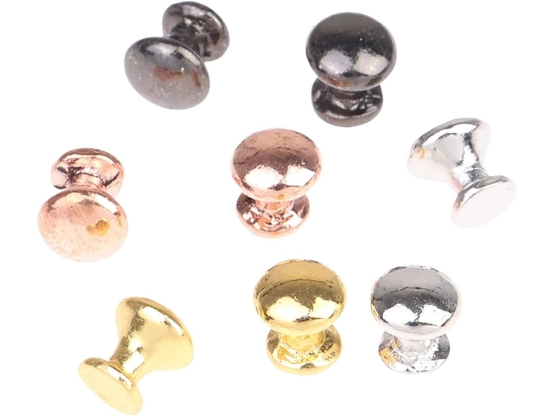 Conjunto De 50 Puxadores Para Portas Casa Bonecas, Escala 1 12, Em Miniatura, Em Bronze Antigo, Para Armários E Gavetas
