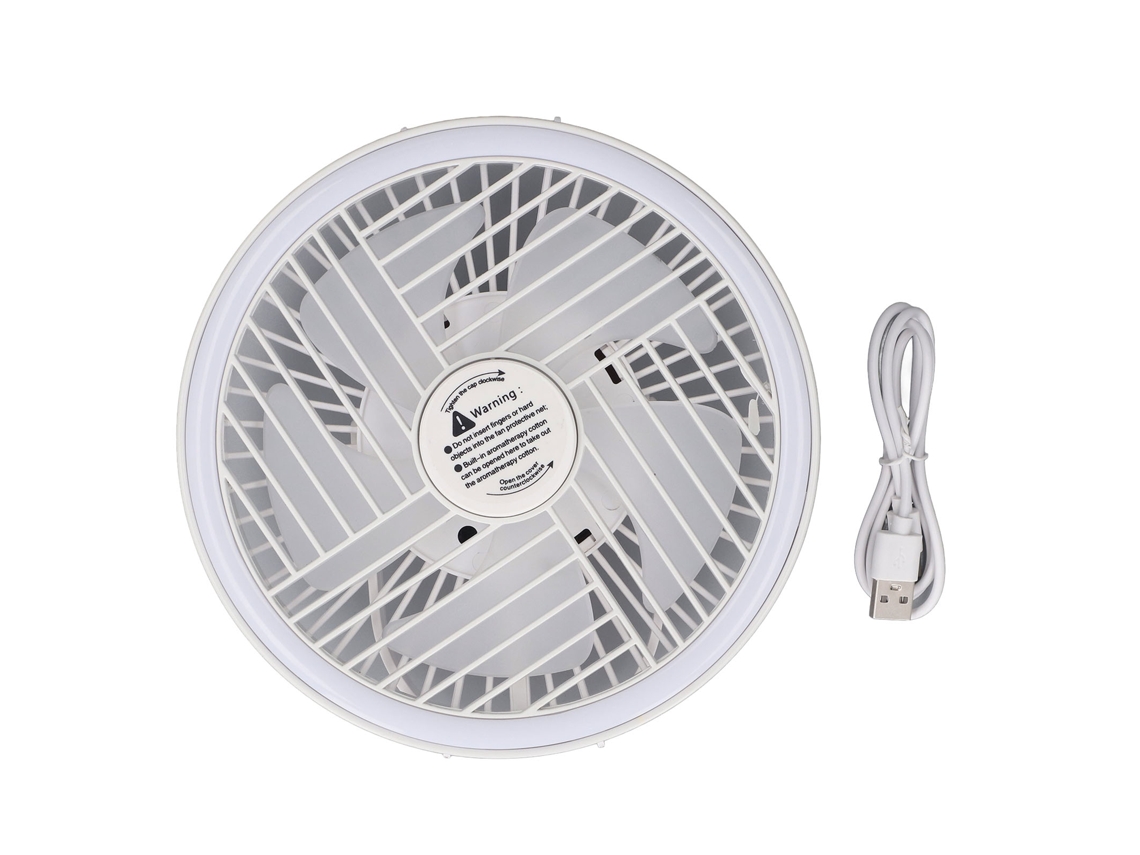 Camping Fan LAXISCREED (with Led Light, Usb Rechargeable)