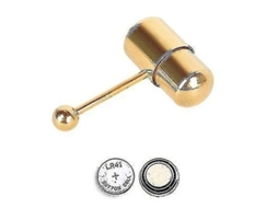 2026 barbell de Língua Vibrante Aço Inoxidável Design Cool Bijuteria Corporal para Piercing