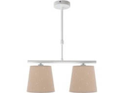 Candeeiro de Teto FABRILAMP Consciencia (Cinzento - E14 - 40 W - Metal)