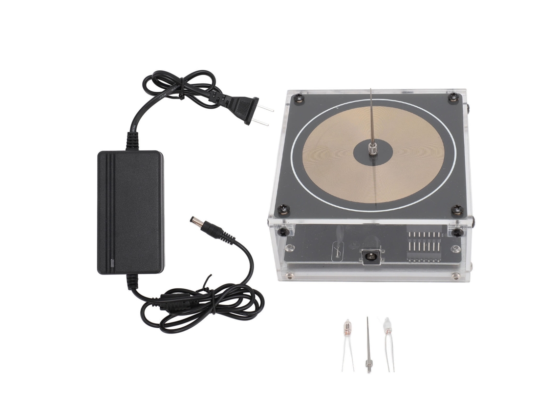 Aetheria bobina de Tesla para Música Bluetooth Transmissão Sem Fio Brinquedo de Mesa 100 240v Plug Us
