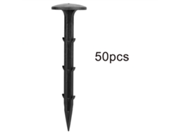 50 Pinos de Barraca Pp Duráveis 11cm para Camping Jardim Toldo Canopy