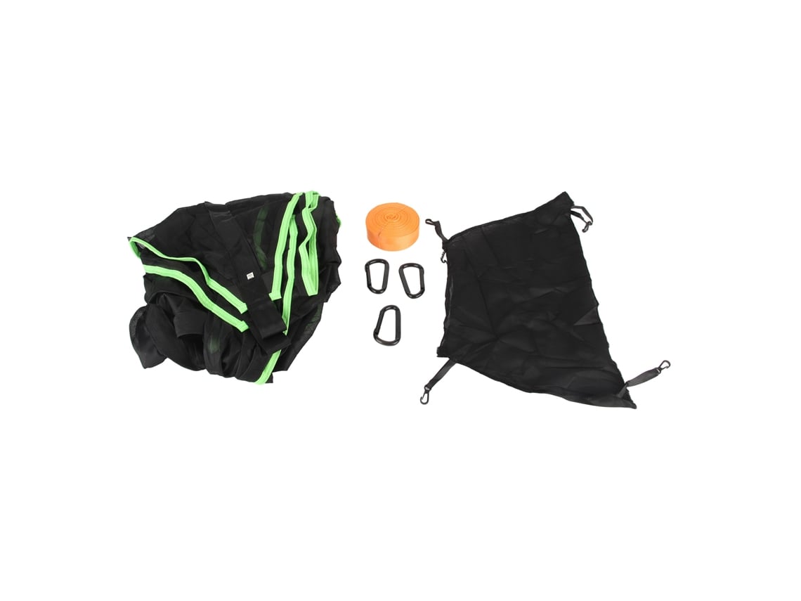 Hammock Triangular Portátil Camping 3 Pessoas Preto