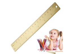 Lurelia Régua Metálica 18cm Com Durável E Resistente Para Artesanato