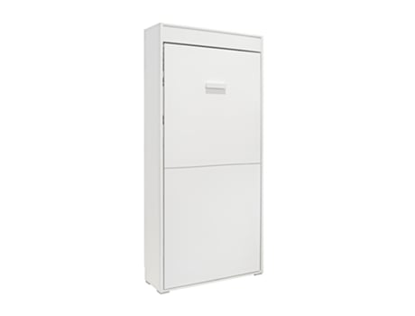 Cama VEPHOME Branco (135x190 cm)