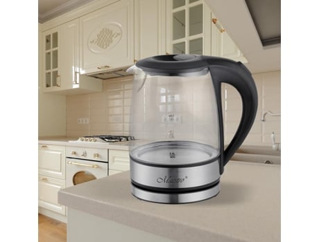 Feel-Maestro Mr062 Chaleira Elétrica 1.2 L 1630 W Preto Transparente