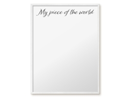 Magnetic Board My Piece Of The World For The Living Room Espelharte (60x80 Cm)