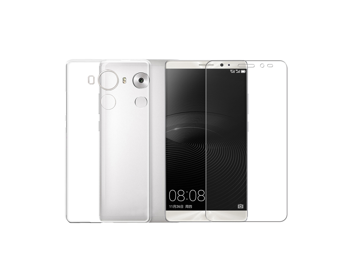 Capa de Silicone Tpu + Película de Vidro Temperado para Proteger a Tampa Traseira do Telefone e a Tela de Alta Definição Resistente a Arranhões EOOCOO