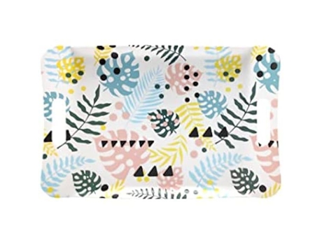 Bandeja para Bolo em Melamina MAITRE CHEF 31Cm X 21Cm Pastel Retangular Pode Ser Lavada na Máquina de Lavar Louça