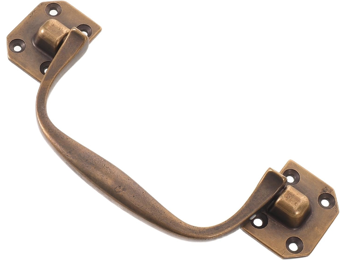 Puxador De Latão Maciço Para Armários E Cômodas, Design Vintage E Estrutura Móvel, Resistente À Deformação E Com