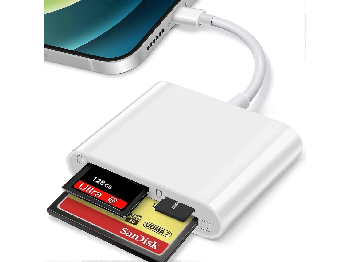 Lurelia Leitor De Cartões Lightning Cf/sd/tf Para Ios