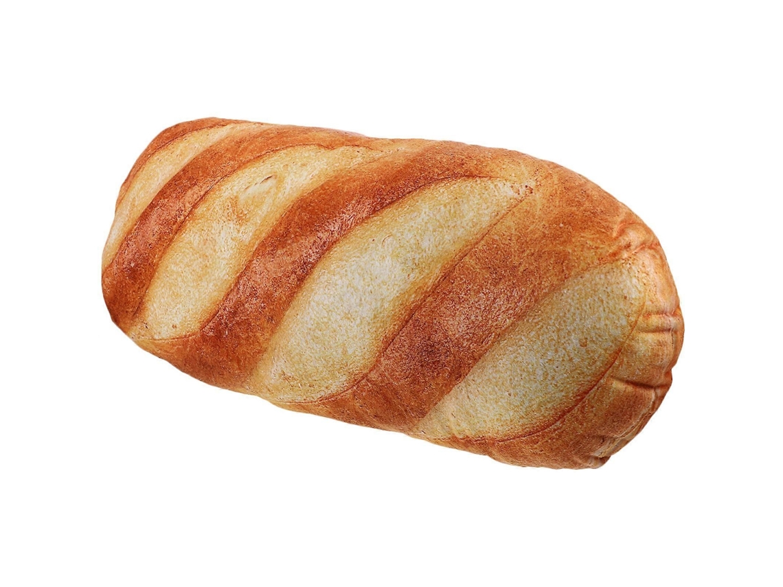 Almofada De Sofá Em Formato De Pão, Decorativa E Macia