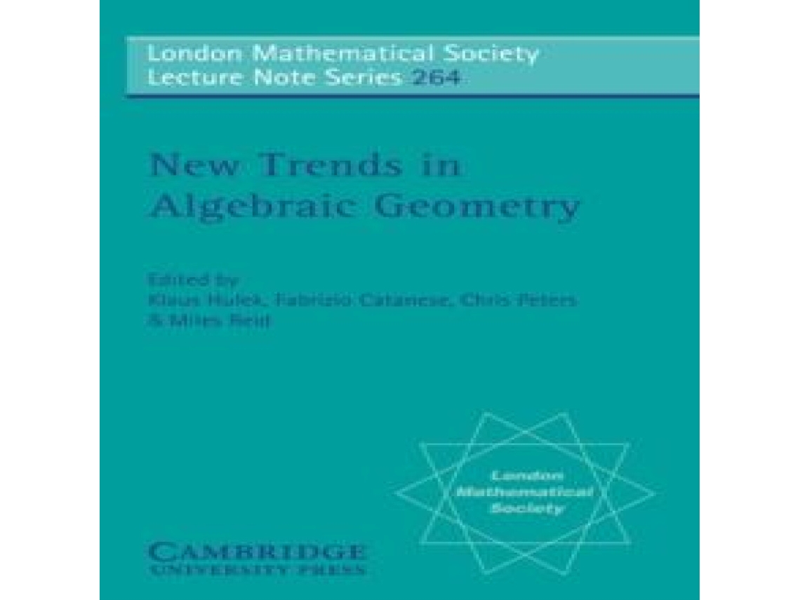 Livro New Trends in Algebraic Geometry de Cambridge University Press (Inglês)