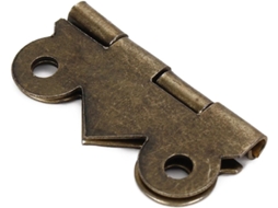 Dobradiças De Ferro Vintage Em Miniatura, 20 Peças, 2, 5x 2cm, Bronze