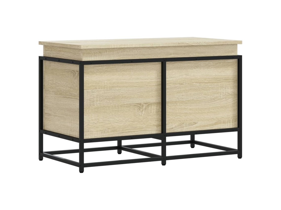 Storage Box, Storage Boxes Vidaxl Marrom Madeira Processada (80 X 40 X 51.5 Cm)
