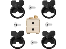Conjunto de 4 Puxadores Vintage para Gavetas BRILVIBERA