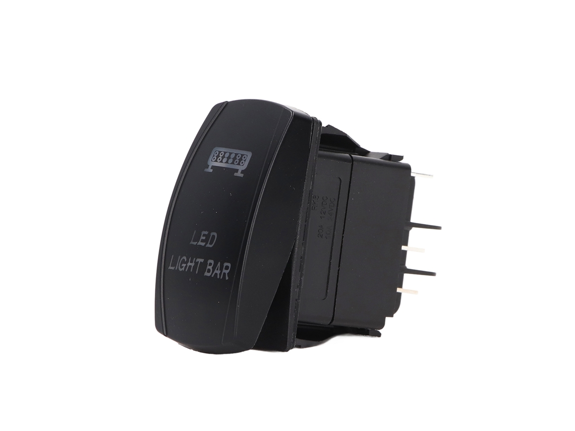 Interruptor De Barra De Luz Led De Alta Potência 5pin 12v/24v Para Caravana Barco Abs Resistente -40°c A 85°c
