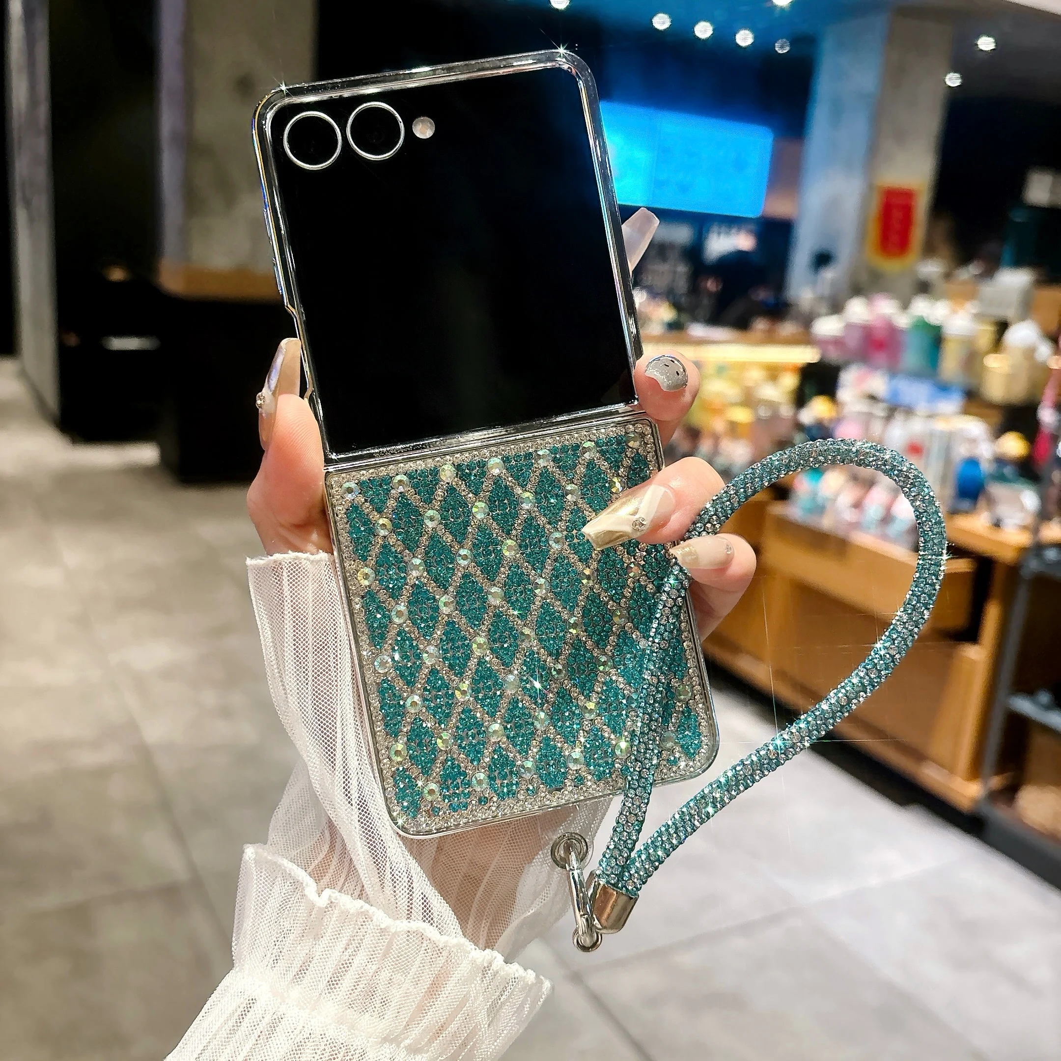 (verde, Galaxy Z Flip5) Capa Protetora Resistente A Impactos E De Alta Resistência