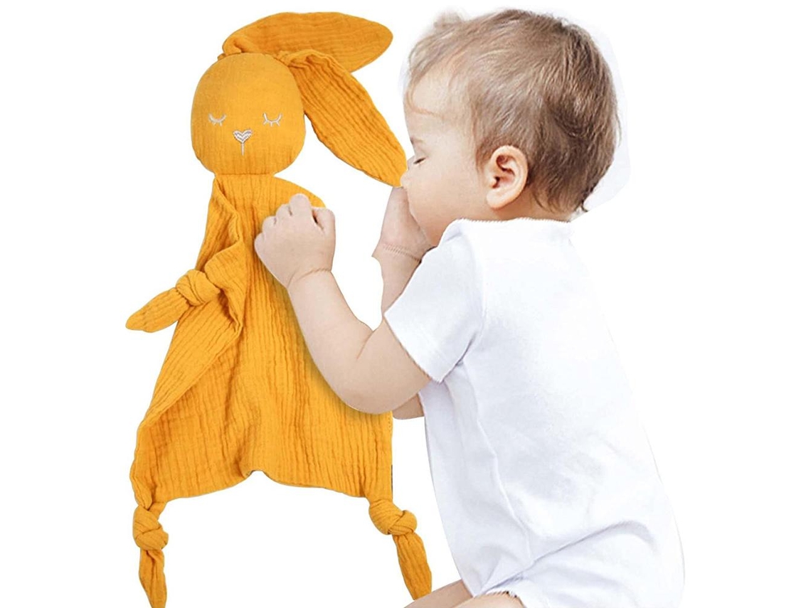 Mali manta de Conforto Bebê Manta Segura Brinquedo de Pelúcia Coelho Soft Presente para Recém nascido Menino e Menina