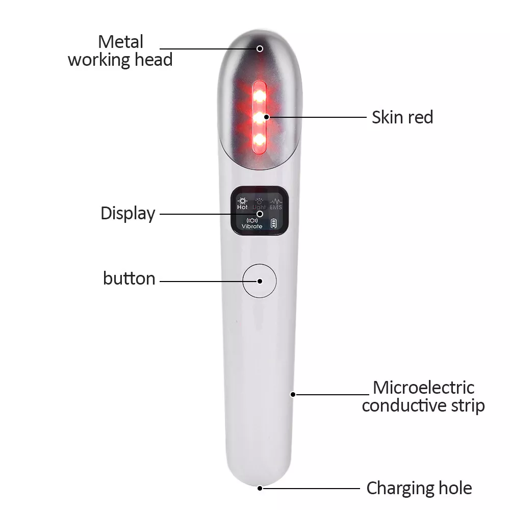 Massageador Ocular Com Aquecimento E Vibração, Antienvelhecimento, Lifting De Rugas, Dispositivo De Beleza Facial SUNNY SPACES