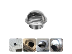 Grade de Ventilação de Aço Inoxidável com Filtro e Ganchos para Exaustão 100/150mm com Marca