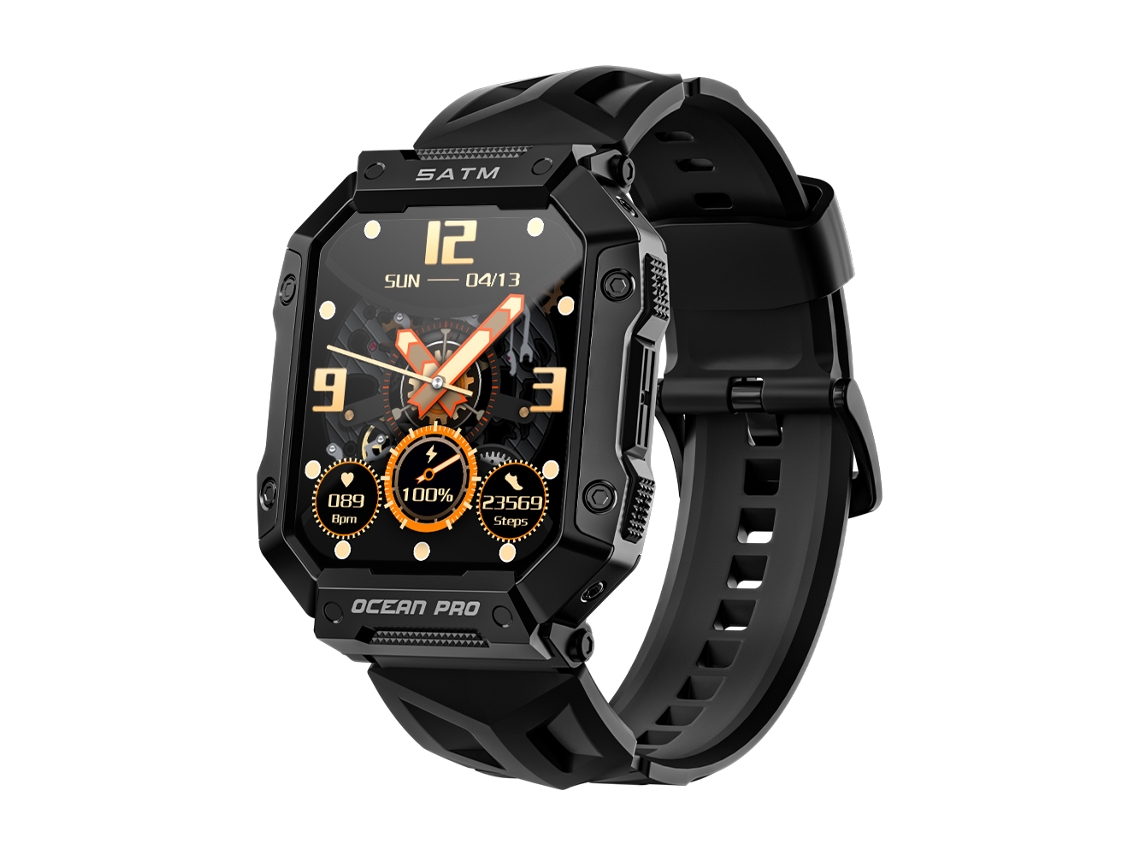 Relógio Esportivo E Pulseira Inteligente Lokmat Ocean Pro Tela Tft 1.85 Polegadas
