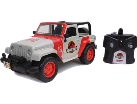 Carro Telecomandado  Jurassic Park Jeep Wrangler (Idade Mínima: 6 - Alcance: 25 m - Velocidade Máxima: 9 Km/h)