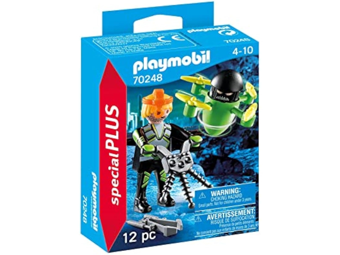 Playmobil Agente Con Dron,nuevo