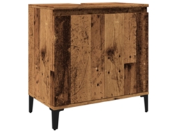 Sink Cabinet, Sink Cabinets Vidaxl Marrom Madeira Processada (n/a)