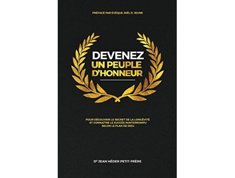 Livro Devenez un peuple dhonneur French Edition de Jean Heder Petit Frere (Francês)