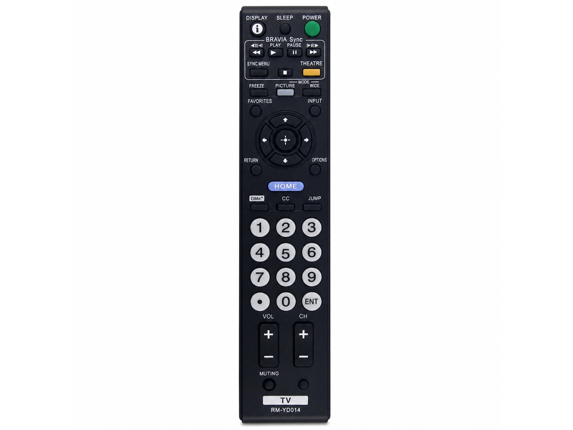 Comando À Distância Para Tv Compatível Com Sony Rm-yd014_dae