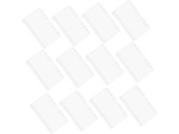 Conjunto De 15 Bolsas Com Zíper Para Pastas, Organizador De Bolsos Em Pvc Resistente Para Envelopes Gokoco