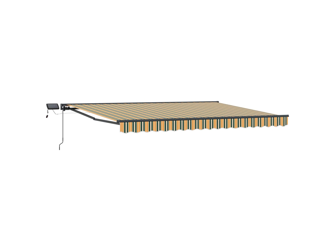 Conjunto 1 Toldo Manual Vidaxl Antracite Alumínio (5 X 3 M)