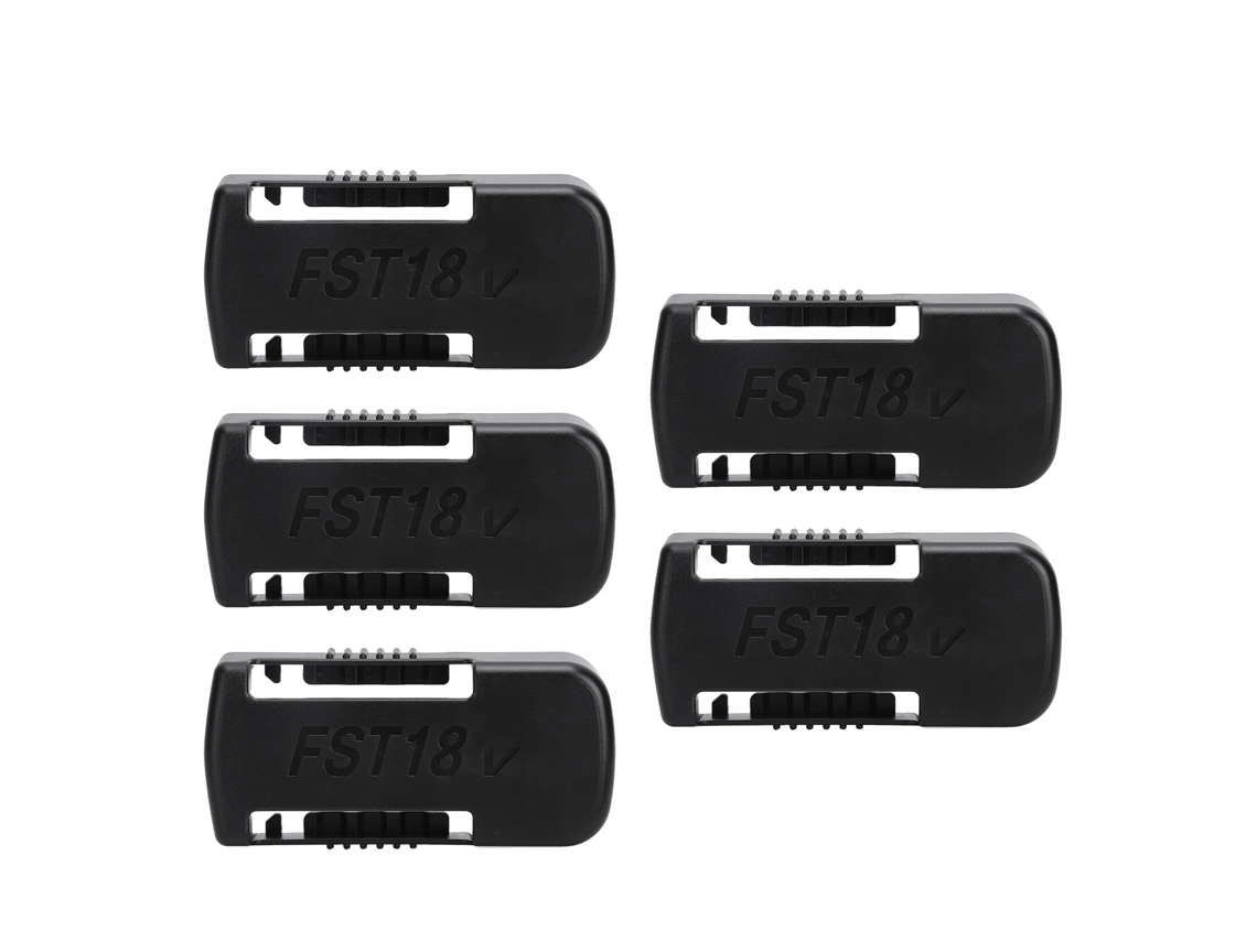 5pcs Estojo Porta Baterias Abs Preto para Bateria Festool 18v Ferramentas Elétricas