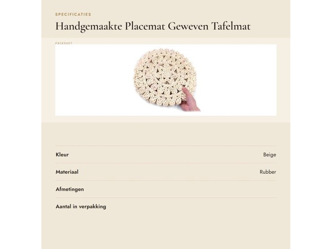 Tábua De Cozinha 38 Cm - Manualmente Feita - Resistente Ao Fogo - Palha De Milho Natural - Tábua De Mesa Tecida - Amigável Com O Meio Ambiente