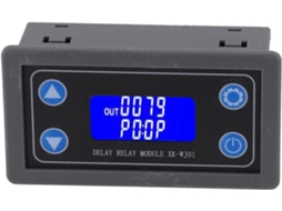 Módulo De Relé Dc 6v-30v Com Retardo Display Lcd Temporizador Digital