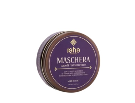 Máscara Capilar Reestruturante 200ml Isha Cosmetics