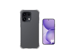 Kit Capa Superprotect Anti-shock Pelicula Hydrogel Frente Phonecare Para Oppo Reno16 Fs 5g - Transparente