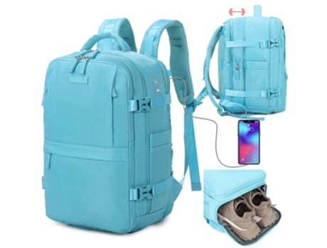 Mochila De Cabine Expansível 1990s Ryanair Azulclaro (40x25x20 25cm 20l 25l)