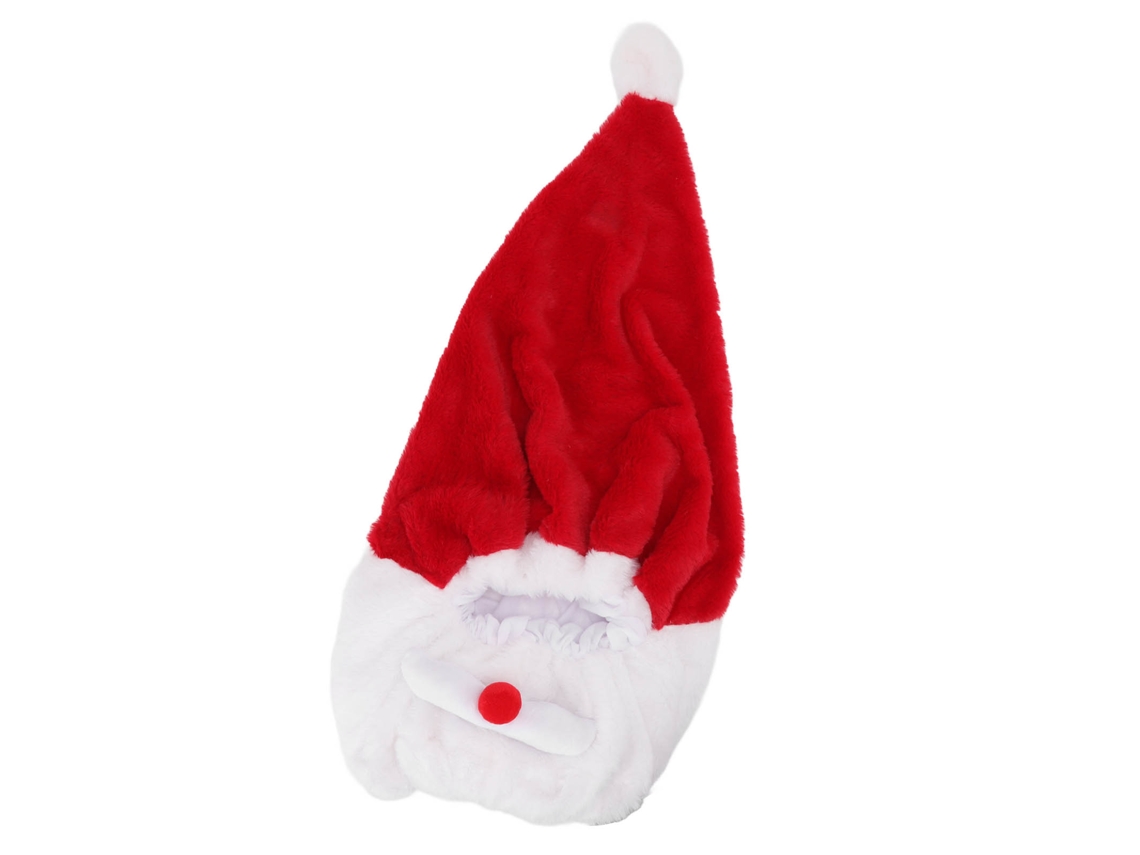 Capa de Capacete de Natal Pelúcia S/MARCA