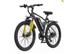 Bicicleta Elétrica Unibike Q7 De 26 Para Adulto, Bateria De 36v 10ah, 250w, 7 Velocidades
